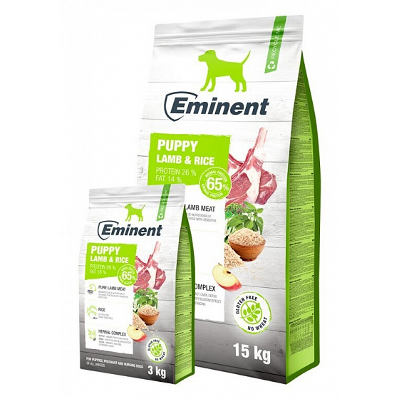 Eminent Dog Puppy Lamb&Rice 3kg