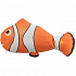 Ryba "NEMO" jako żywa, ruszająca się, z kocimiętką, materiał, 26 cm
