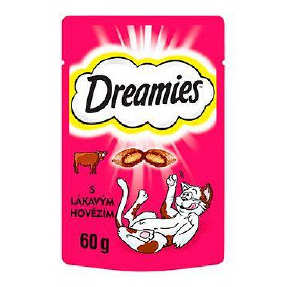 Dreamies przysmak dla kota z wołowiną 60g