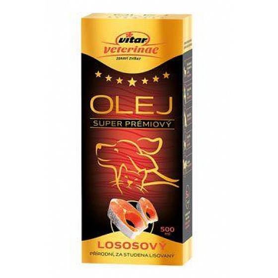 VITAR Veterinae Olej z łososia 500ml