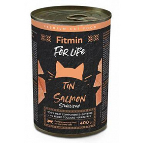 Fitmin FL cat konserwa. Sterylizowany Łososiowy 400g