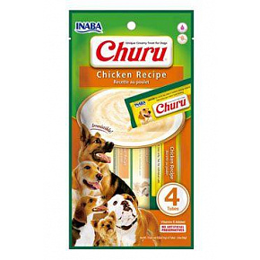 Przysmak Inaba Churu Puree dog Kurczak 4 tuby 56 g Przysmak Inaba Churu Puree dog Kurczak 4 tuby 56 g