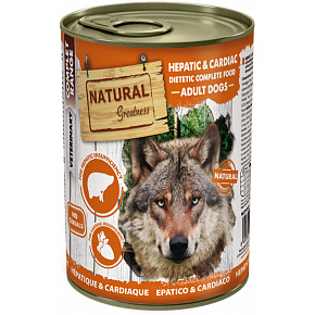 Natural Greatness HEPATIC-CARDIAC, dieta weterynaryjna, konserwa dla psów 400g