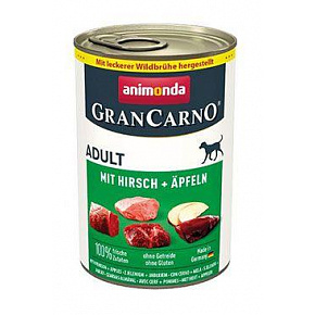 Animonda pies GRANCARNO puszka. Dorosły jeleń/jabłko 400g