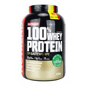 Nutrend Whey Protein 100% banan+truskawka 2250g Nutrend Whey Protein 100% banan+truskawka 2250g