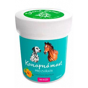 Maść konopna na skórę dla zwierząt 100ml