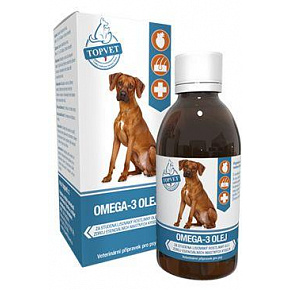 Omega 3 olej dla psów TOPVET 200ml
