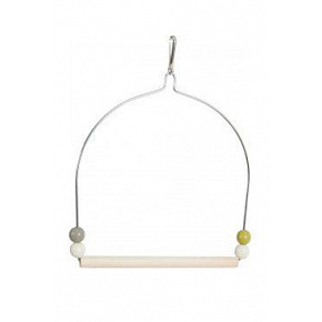 Huśtawka dla ptaków drewno i metal 19,5cm Zolux