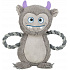 Be Eco Monster - příšerka, hračka/přetahovadlo pro psy, 33 cm, polyester/bavlna, šedá