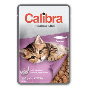 Calibra Cat saszetka Premium Kitten Łosoś 100g