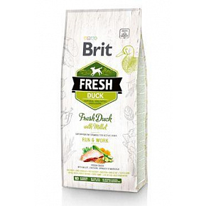 Brit Fresh Dog Duck & Millet Active Run & Work 12kg Brit Fresh Dog Duck & Millet Active Run & Work 12kg
