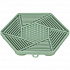 Lick´n´Snack HEXAGON z przyssawkami - mata do powolnego karmienia, 17 cm, TPR/plastik, zielona
