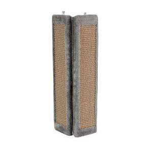 Drapak na ścianę narożny szary 58cm Zolux