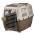 Transporter SKUDO 6, M-L, 63x70x92 cm, ciemnoszary/piaszczysty (max. 40 kg)