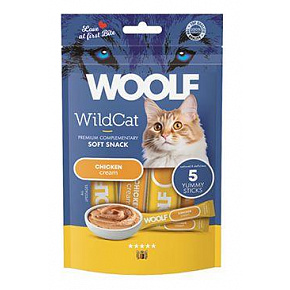 WOOLF WildCat Cream Regular Chicken 5x14g WOOLF WildCat Cream Regular Chicken 5x14g