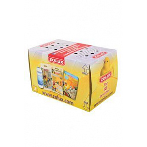 Pudełko transportowe papierowe ptak 14cm Zolux