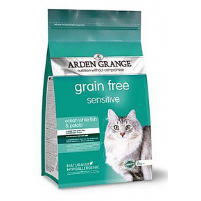 Arden Grange Cat GF Adult Sen.Oc.White Fish&Potato 2kg