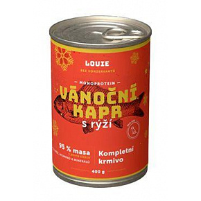 Louie Dog konserwa. Karp świąteczny z ryżem 400g