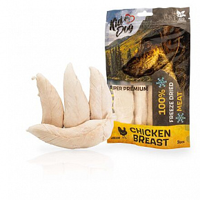 KIDDOG SUPER PREMIUM 100% piersi z kurczaka liofilizowane 50 g (3-4 szt.)