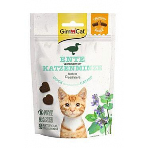 GimCat Crunchy Snacks kaczka&kocimiętka 50g