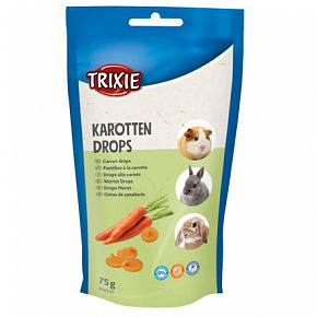 CARROT DROPS - marchewkowe dropsy, przysmak dla gryzoni, 75 g CARROT DROPS - marchewkowe dropsy, przysmak dla gryzoni, 75 g