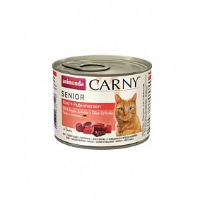 Animonda CARNY® cat Senior wołowina i serca z indyka opak. 6 x 200 g puszka Animonda CARNY® cat Senior wołowina i serca z indyka opak. 6 x 200 g puszka
