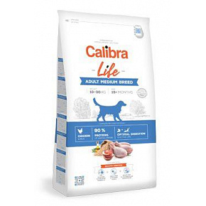 Calibra Dog Life Adult Medium Breed Chicken 2,5kg Calibra Dog Life Adult Medium Breed Chicken 2,5kg