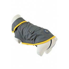 Płaszczyk przeciwdeszczowy dla psów ST MALO szary 25cm Zolux Płaszczyk przeciwdeszczowy dla psów ST MALO szary 25cm Zolux