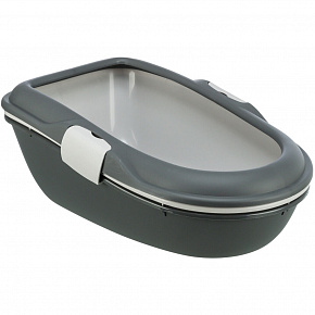 WC BERTO - podwójny pojemnik z sitem 59x39x22 cm, - ciemnoszary/ jasny.szary WC BERTO - podwójny pojemnik z sitem 59x39x22 cm, - ciemnoszary/ jasny.szary