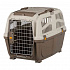 Transporter SKUDO 4, S-M, 48x51x68cm ciemnoszary/piaszczysty (max. 30 kg)