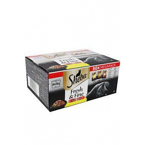 Sheba saszetka Fresh&Fine wybór drobiowy 50x50g