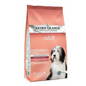 Arden Grange Dog Adult z świeżym łososiem i ryżem 12kg