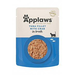 Applaws Cat saszetka Adult Broth tuńczyk z krabem 70g