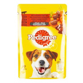 Pedigree saszetka Adult wołowina/jagnięcina w sosie 100g