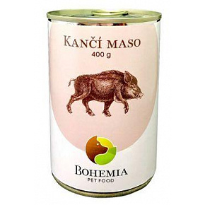BOHEMIA MASO Dziczyzna we własnym sosie 400g BOHEMIA MASO Dziczyzna we własnym sosie 400g