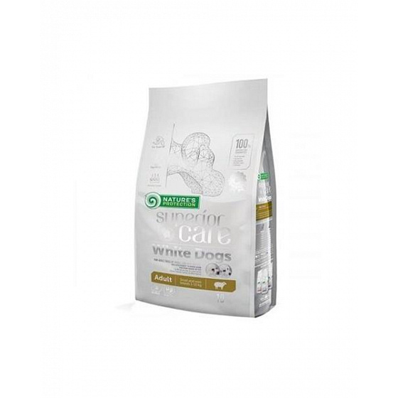 Natures P Superior care white dog adult lamb small&mini 1,5 kg