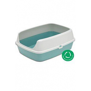 WC dla kota MARYLOO 50cm z wysokim rantem, jasny.niebieski