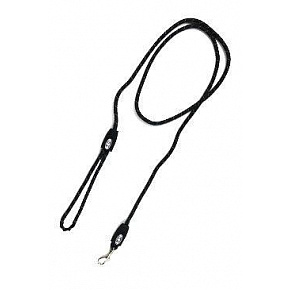 Smycz BUSTER Reflective linowa 180cm/8mm czarna