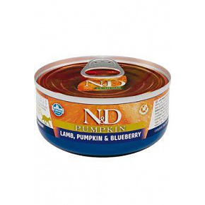 N&D CAT PUMPKIN Adult Lamb & Blueberry 70g