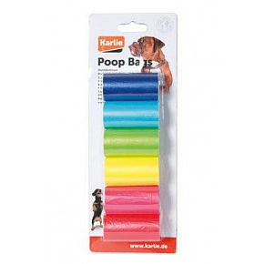Torebki na psie odchody 6x20 szt. tęczowe KAR