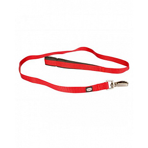 Smycz DUVO+ EXPLOR NORTH nylon czerwona 100cm/20mm