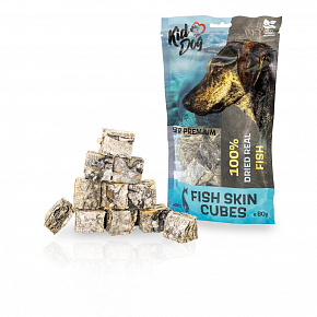 KIDDOG SUPER PREMIUM 100% rybne kostki - skóra z dorsza 80 g