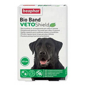Obroża przeciwpasożytnicza Beaphar. pies Bio Band Plus VetoSh.65cm