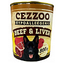 CEZZOO Hypoallergenic Beef and Liver 800g Ilość: 14 + 2 gratis