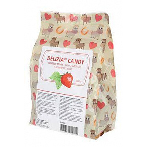 Przysmak dla koni DELIZIA Candy, truskawka-mięta 600g