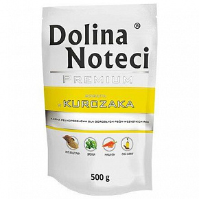 DOLINA NOTECI PREMIUM saszetka z kurczakiem dla psów 500 g