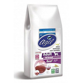 Agil Adult All Breed Low Grain Wołowina&Jagnięcina&Tuńczyk 2kg