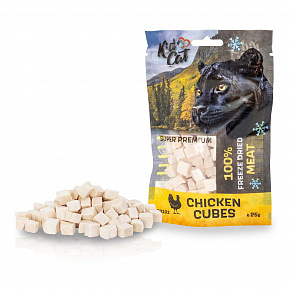 KIDCAT SUPER PREMIUM 100% freeze dried CHICKEN CUBES - kuřecí maso mrazem sušené, 25 g KIDCAT SUPER PREMIUM 100% freeze dried CHICKEN CUBES - kuřecí maso mrazem sušené, 25 g