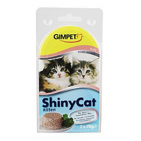 Gimpet ShinyCat Kitten konserwa. kurczak 2x70g