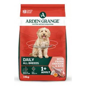 Arden Grange Dog Adult with fresh Chicken&Rice 14kg
